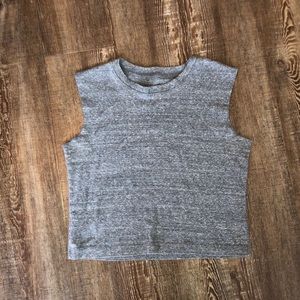 Brandy Melville | Grey Heather Crop Top | One Size